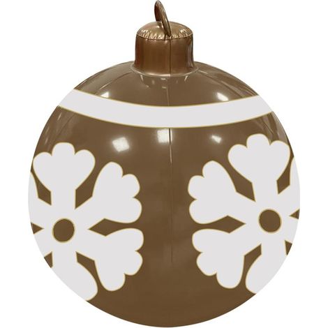 Boule de Noël Gonflable Personnalisable en PVC - Décoration de Fête - 60 cm (1/5)