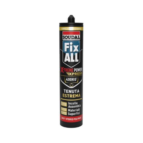 Soudal FIX ALL X-TREME POWER Adesivo sigillante rapido tenuta estrema bianco 280 ML (1/5)