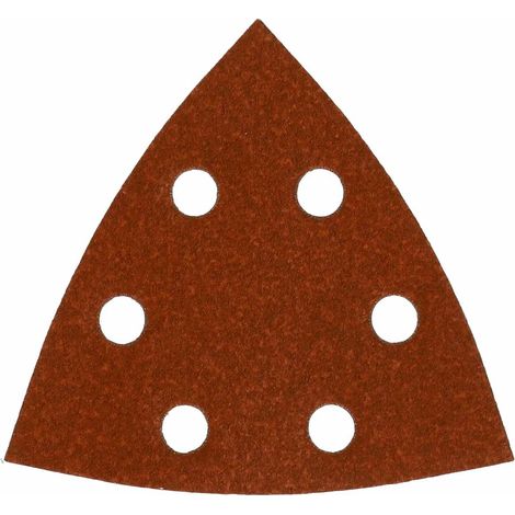 Milwaukee Schleifblätter für Deltaschleifer 93 x 93 mm K40, 6-Loch ( 10. Stück ) (1/2)
