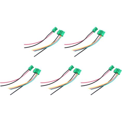 5x Gebläsemotor-Heizlüfterwiderstand-Anschlusskabel 27150-ED70A 7701207718 für Nissan Tiida Livina Citroen Peugeot (1/5)