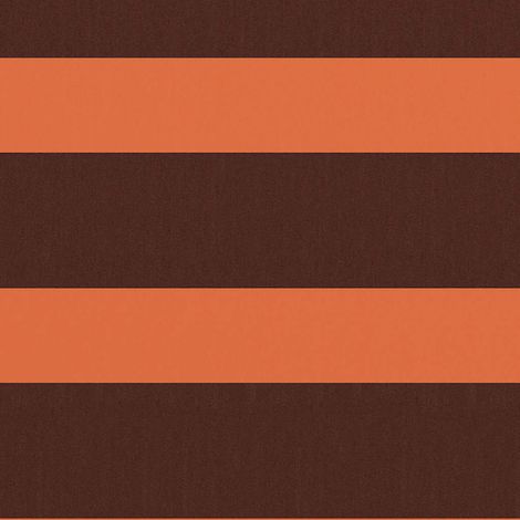 Maison Exclusive - Écran de balcon Orange et marron 75x300 cm Tissu Oxford (1/5)