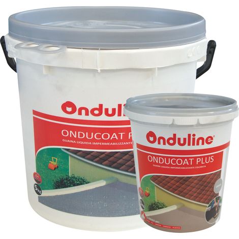 ONDULINE Guaina Liquida ONDUCOAT PLUS Grigio 1kg per Impermeabilizzazione