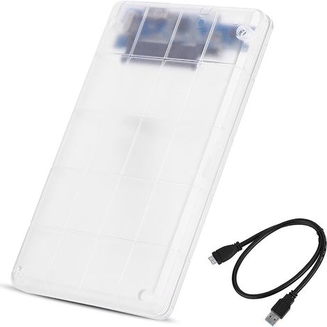 Botier Externe USB 3.0 pour Disque Dur SATA 2.5" HDD SSD - Botier de Stockage Portable (1/5)