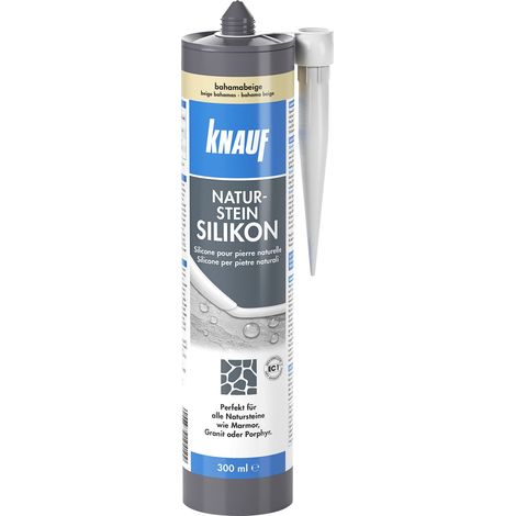 Knauf Naturstein Silikon bahamabeige 300 ml Silikon & Acryl