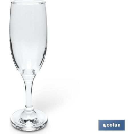 PACK 6 UDS COPA CHAMPAGNE 19 CL MODELO SARBIA