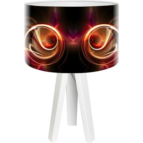 Lampe de chevet magic of color foto-052 - Blanc, rouge