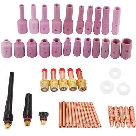 Lot de 50 consommables pour torches de soudage TIG séries WP-17/18/26