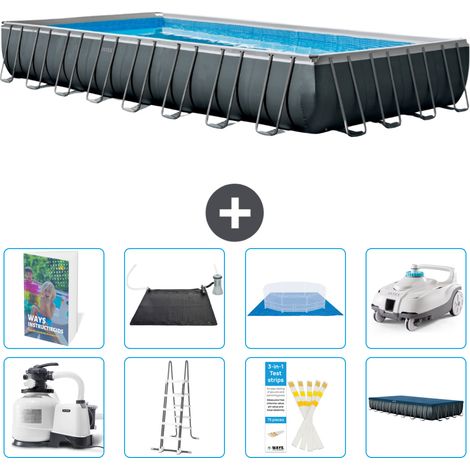 Intex Piscina Ultra XTR Rettangolare - 975x488x132 cm - 9-pezzi S600 (1/4)