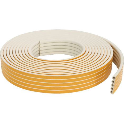 vidaXL Sello de ventana autoadhesivo Blanco 9 x 8 mm 50 m Espuma EPDM (1/2)