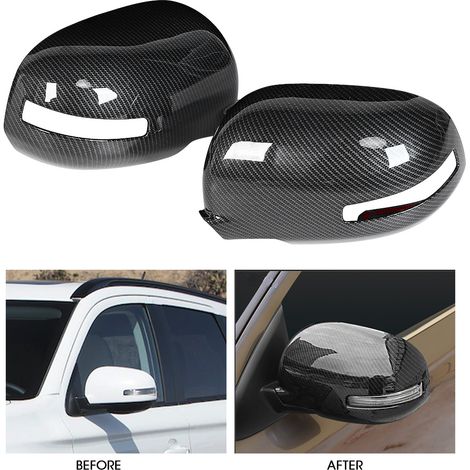 Carbonfaser-Spiegelabdeckung für Mitsubishi Outlander 2013-2016, Dekorative Abdeckung