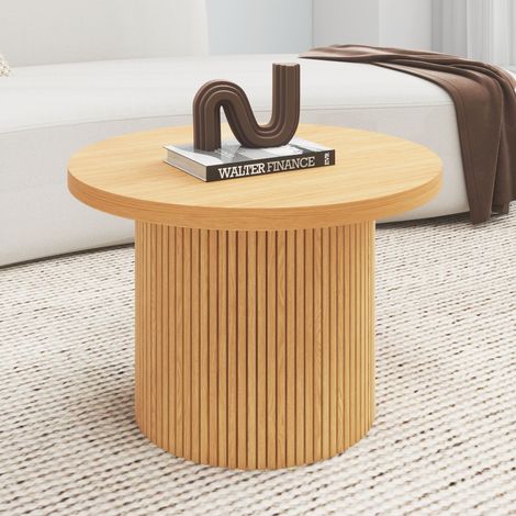Solid Wood Round Coffee Table (1/5)