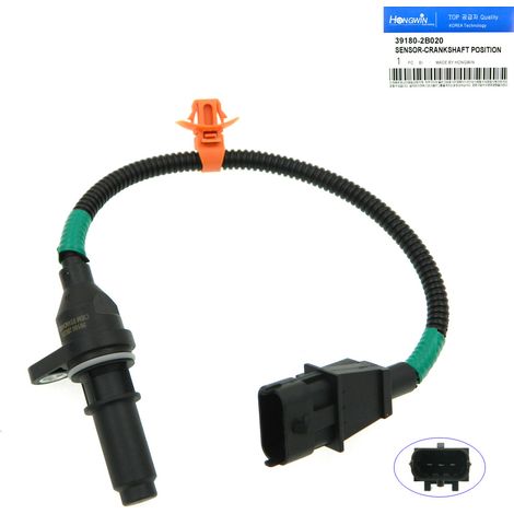 Capteur de position du vilebrequin 39180-2B020 pour moteurs Kia. (1/5)