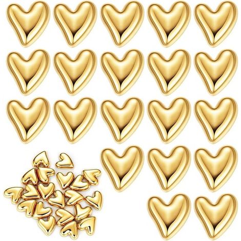 Imanes de nevera con forma de corazón, Juego de 20 mini imanes potentes, Agarre fuerte, Plástico resistente, imanes para pizarra blanca (1/5)