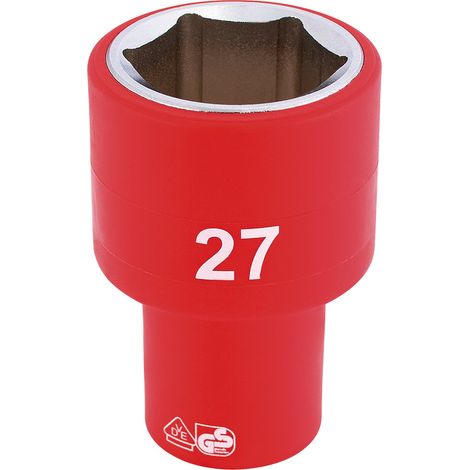 Draper 1/2 Sq. Dr. Fully Insulated VDE Socket (27mm) (31964) (1/5)