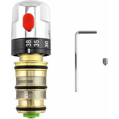 Miscelatore termostatico, miscelatore termostatico doccia, cartuccia miscelatore doccia in ottone