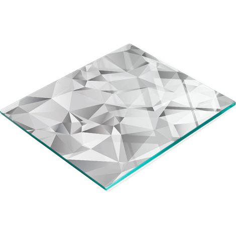 Tabla de cocina de vidrio templado duradera y elegante con dise帽o 3D de 60x52 cm. (1/5)