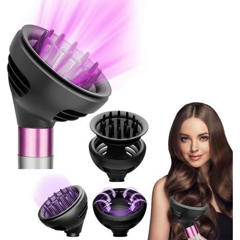 Verbesserter Diffusor für Dyson, Düse für alle Dyson Lockenstabmodelle, Diffusordüsenaufsatz, grau (1/5)