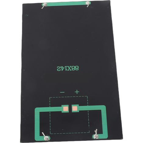Mini-Solarpanel (5 V, 1,9 W) aus polykristallinem Material für Camping, DIY-Akkuladung im Freien, Abmessungen: 88 x 142 mm (1/5)