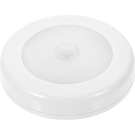 Petite Veilleuse LED Détecteur de Mouvement, 6 Led, Installation Facile en Abs, Lumière Chaude pour Chambre Cuisine, Détection à 5 Mètres (1/5)