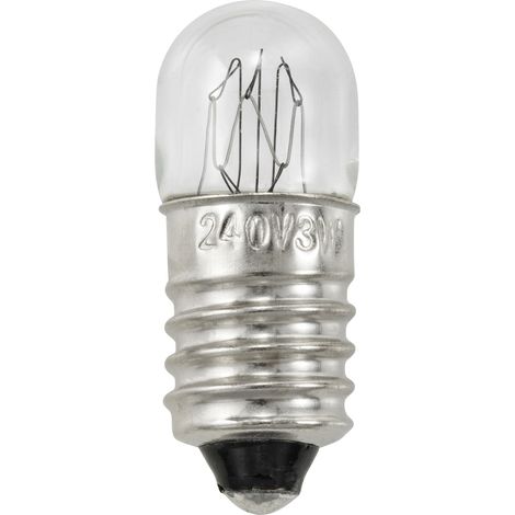 TRU COMPONENTS TC-12842716 Miniatur Glühlampe 240 V 3 W E10  Warmweiß 1 St. (1/2)