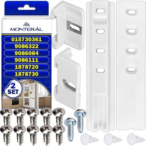 Schiebetürführungssets, robuster Kunststoff, für die Reparatur von Einbaukühlschränken, Liebherr, Miele, Smeg (1/5)