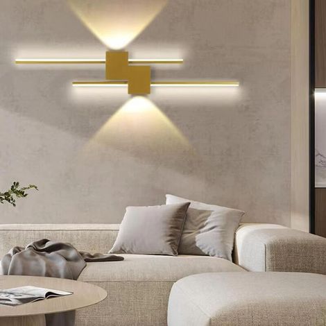 60 cm lange LED-Wandleuchte, dekorative Wandleuchte für den Innenbereich, 3 Farbtemperaturen, 85–265 V, 26 W