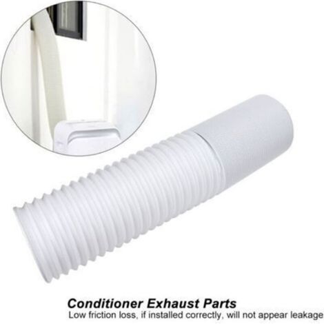Tuyau D'échappement - Climatiseur Mobile - Flexible Universel - Diamètre 15 Cm - Longueur 2 M - Pièce De Rechange (1/4)