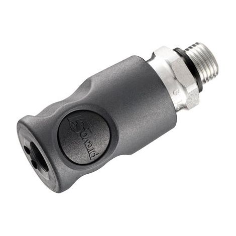 Coupleur ISO C DN6 fileté BSPP - composite/acier traité anti-corrosion série CSI 06-CSI 061151 - Prevost (1/2)