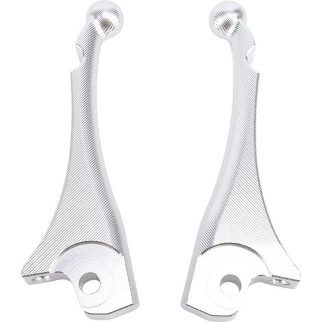 Kit de Levier de Frein et D'embrayage, Poignée Texturée Antidérapante en Alliage D'aluminium, Levier D'embrayage de Frein Court pour GTS 300 2023+ avec Rehausseur Esthétique, (1/5)