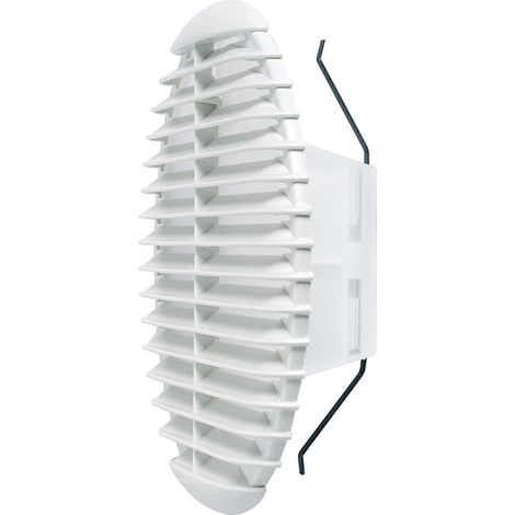 GRIGLIA AERAZ. PLASTICA CON MOLLE+ZANZAR.D. 80-125. Prezzo per 1 pezzo. (1/2)