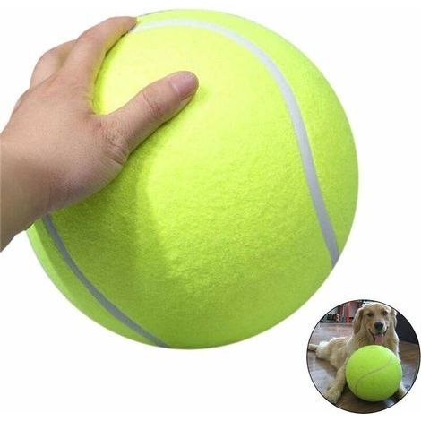 Balle de tennis pour animaux de compagnie, jouet pour chien, diamètre de 21.5CM, jouet à mâcher pour chien, balle de tennis géante (1/5)