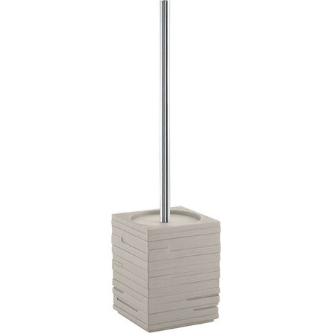Sapho Gedy Quadrotto - Scopino WC da appoggio, tortora QU3366 (1/3)