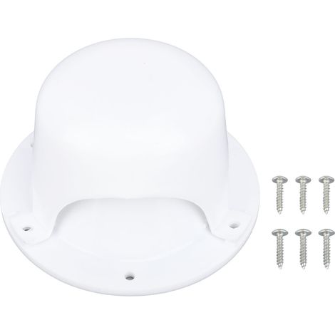Ortviai Cache-ventilation pour camping-car blanc en ABS anti-odeurs – 13,3 x 7,6 cm – Facile à installer