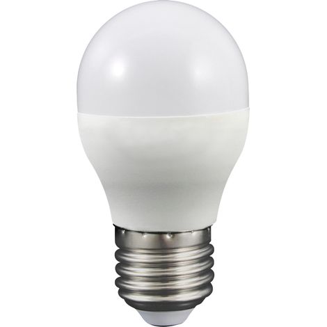 Ampoule LED G45 E27 6,3W 560lm 4000K opale Polux Platinum (1/4)