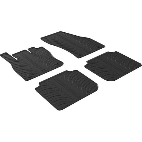 Set tappeti su misura in gomma - compatibile per Skoda Kodiaq (04/1705/24)