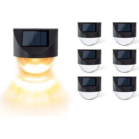 Lot de 6 piquets solaires LED pour éclairage solaire (1/5)