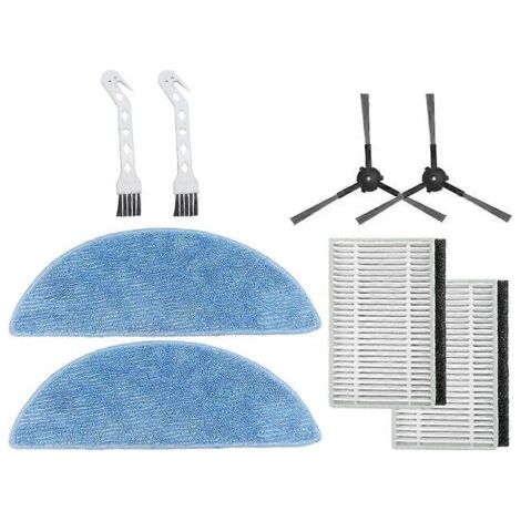 Accessoires pour aspirateur robot Ecovacs Yeedi Y1 Plus : brosse latérale, filtre, filtre HEPA, chiffon de rechange, brosse. (1/5)
