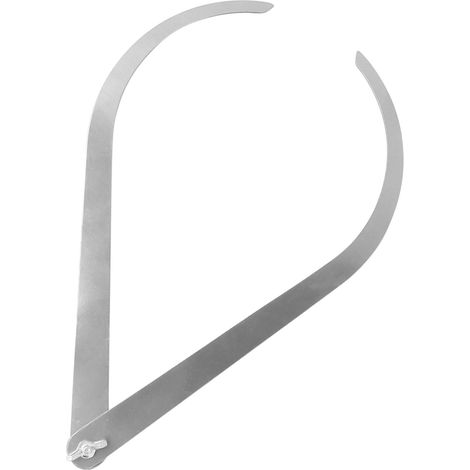 Pied à coulisse en acier inoxydable de 25 cm (10 pouces) pour la sculpture sur argile et la céramique, outil de mesure pour poterie. (1/5)