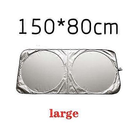 Pare-soleil pliable pour pare-brise de voiture, protection UV, isolation thermique, protection intérieure et extérieure. (1/5)