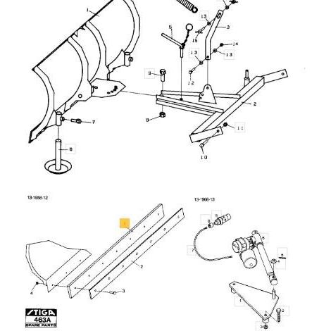 ORIGINAL STIGA-GUMMIKLINGE – 1319-1562-01