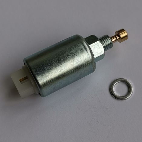 Électrovanne de carburant Briggs & Stratton pour moteurs 699915, 699878, 695423 - pièces de rechange pour bobine d'électrovanne d'arrêt de carburant. (1/2)