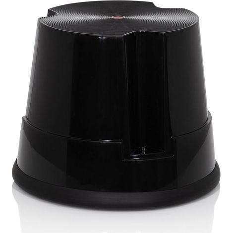 Tritthocker / Rollhocker klein TIO-S Kunststoff schwarz hjh OFFICE (1/5)