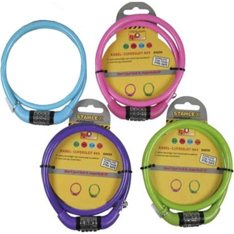 Lucchetto Economico con Combinazione Colori Assortiti Stanlex