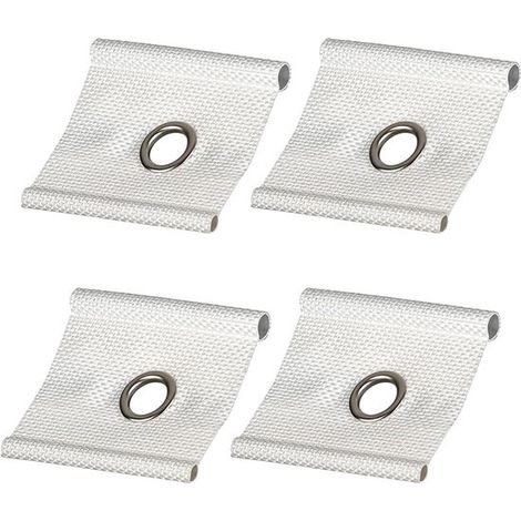 4 ganci per tendalino, ganci per binari, ganci per roulotte, accessori per camper, adatti per fori del tubo da 5/6 mm a 7/8 mm (1/3)