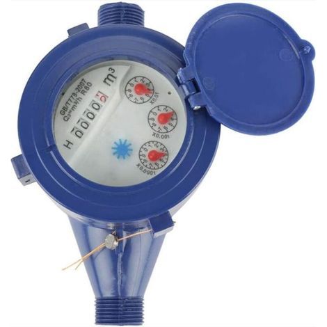 Kaltwasserzähler, Durchflusswasserzähler für Gartenhaus mit Wasserdurchflussmesser DN15 (1/4)
