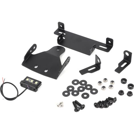 Support de plaque d'immatriculation avec éclairage LED blanc, nettoyage de garde-boue pour Honda Rebel 300/500 CMX 2017-2021 (1/5)