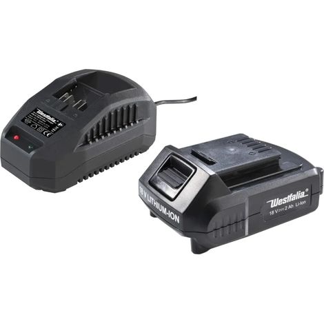 Starter Set 3 - 18 Volt Li-Ion Family: 1 x Battery 2.0 Ah + 1 x Charger (1/5)