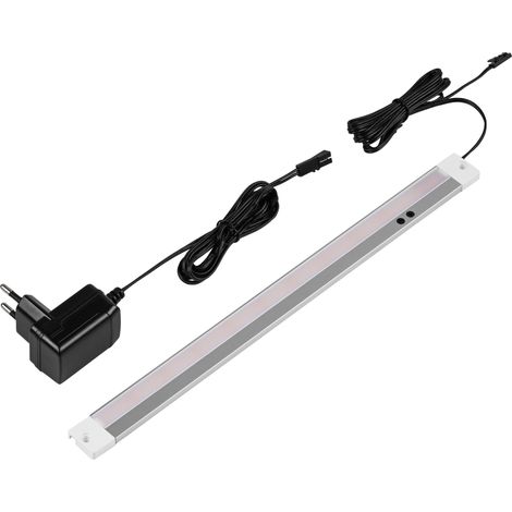 REV Éclairage LED sous meuble Mini Slim, 3W, 3000K, 210lm, blanc chaud, IP20, 30 cm