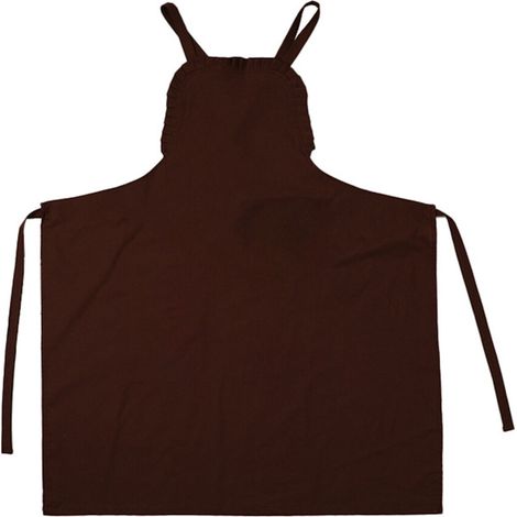 Tablier de conception Simple avec petite serviette,-Café 1