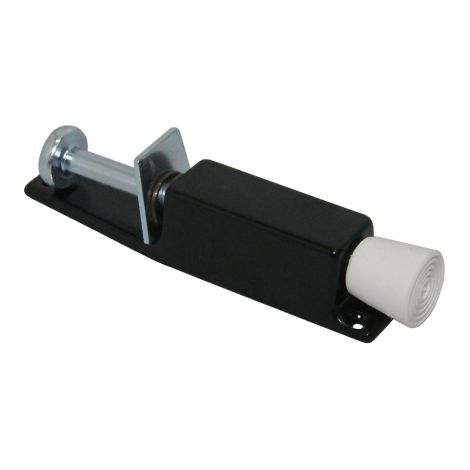 FERMAPORTA Ferma BLOCCA Porta a PEDALE Infissi Legno Alluminio PVC Colore NERO (1/3)